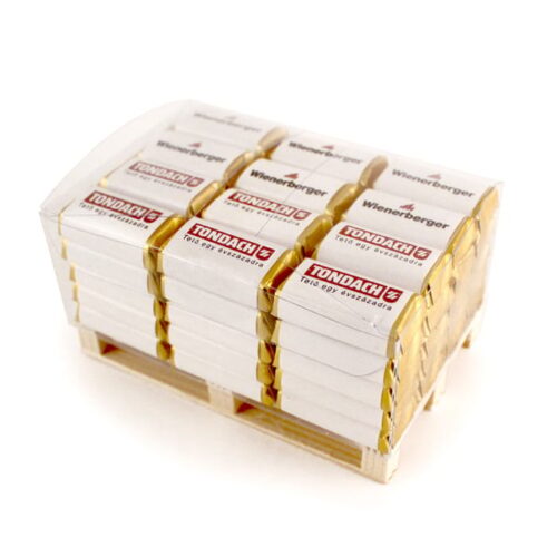 Raklapos mini csoki, reklámcsokik mini raklapon